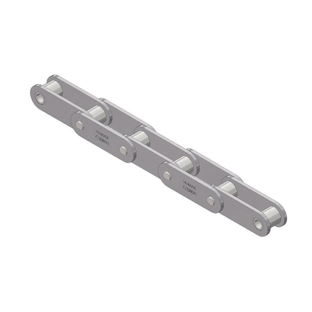 Senqcia Hi-Max Conveyor Series Double Pitch Riveted Standard , 50 ft OAL, 2 P, 5/8 Dia x 5/8 W C2080HMR50