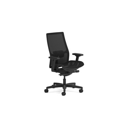 Hon Ignition 2.0 Mid-back Mesh Seat Task Chair - Black Seat Color - Mesh Seat Material - Black Back I2MSKY2IMTN