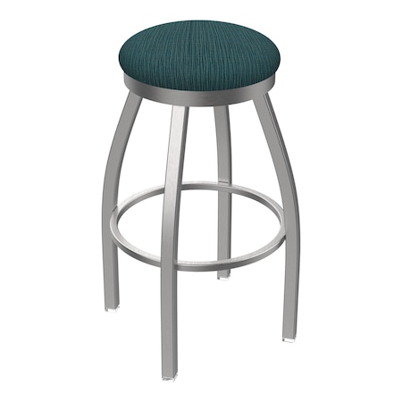 Holland Bar Stool Co 802 Misha Stainless Steel 36in Swivel Bar Stool with Graph Tidal Seat 80236SS022