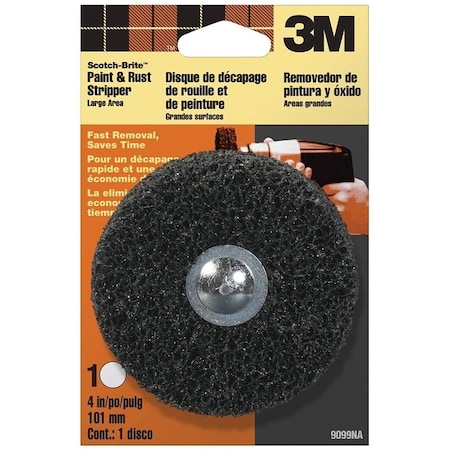 3M 3M 9099 Paint and Rust Stripper Kit, 4 in Dia, For Standard Household Drills 9099