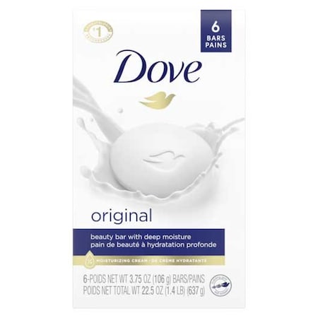 Dove Bar Soap Original, 3.75 Ounce, 6 per box, 12PK 61011