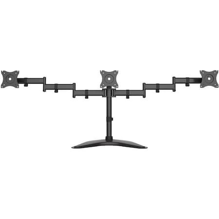 Siig ARTICULATED FREESTANDING FULL-MOTION TRIPLE MONITOR DESK STAND - 13INCH-27INCH CE-MT1V12-S1