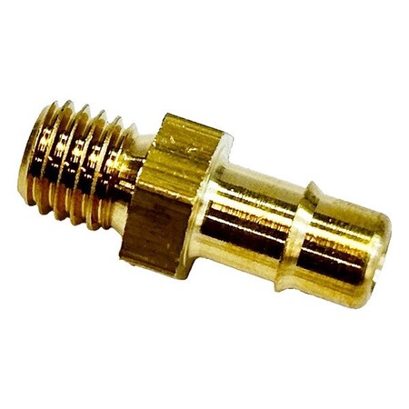 Mem-Co Strt, Brass, Threaded 1/4", Tube 3/16" 4-28B5