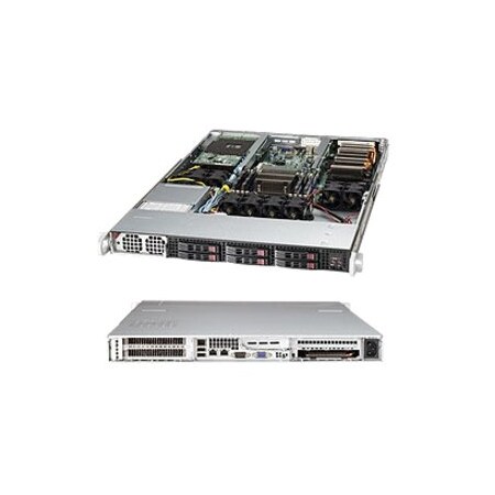 Supermicro SuperServer LGA2011 1400W 1U Server Barebone System (Black) SYS-1017GR-TF