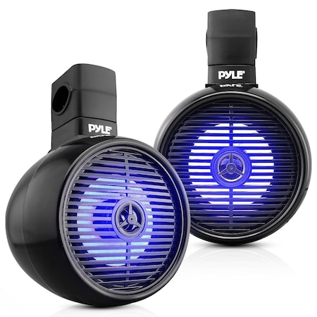 Pyle Bluetooth Waterproof Off-Road Speakers PLMRWKBT85BK