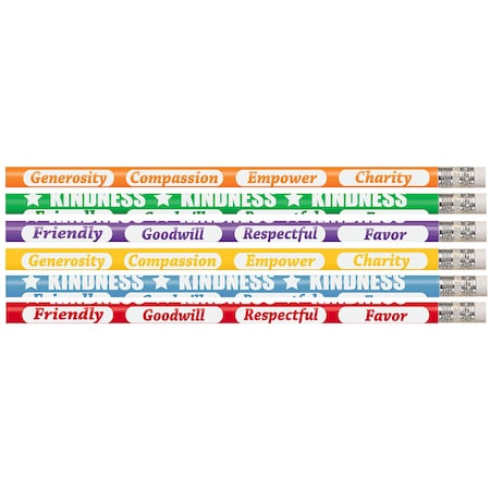 Musgrave Pencil Co Kindness Kounts Motivational Pencil, 144PK MUS2546G