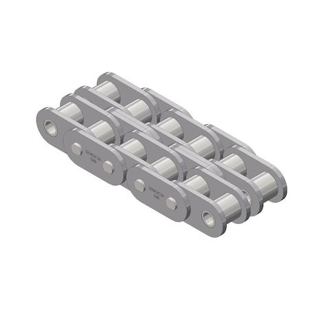 Senqcia Inspire Series SBR Riveted British Standard Roller chain, 10 ft OAL 06B-2RB