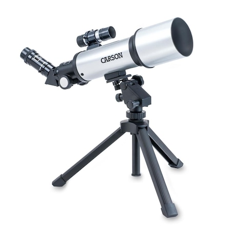 Carson Optical Sky Chaser 70 mm Refractor Telescope with Tabletop Tripod SC-450