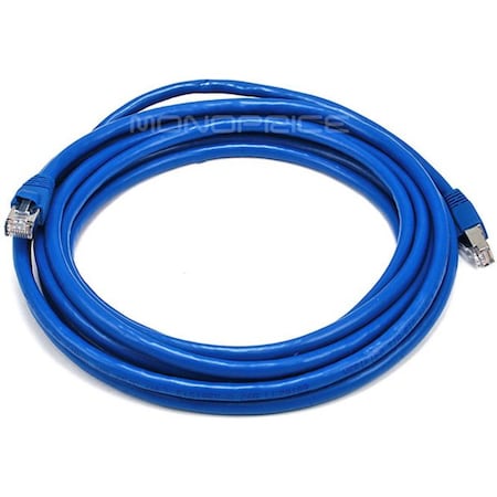Monoprice CAT6A 24AWG STP CABLE_ 14FT BLUE 5903