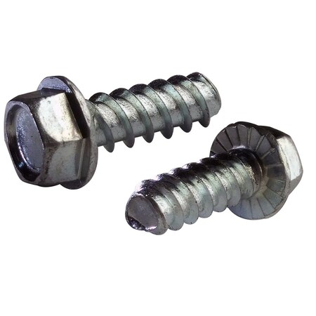 Newport Fasteners 1/4"-10 x 1 in, Zinc Plated Steel Flange Hex Head Hex Drive, 250 PK 101592-250