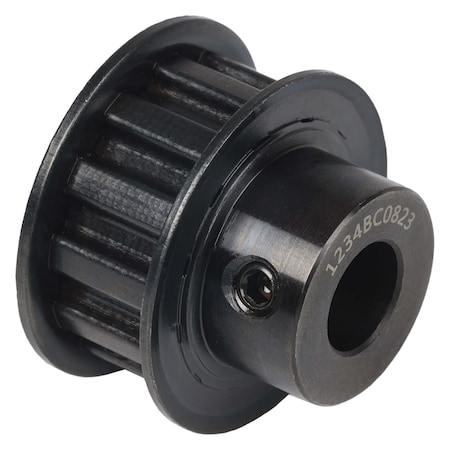 Zoro Select Timing Pulley, Black Oxide, 1 in Dia 12LF050X1/2