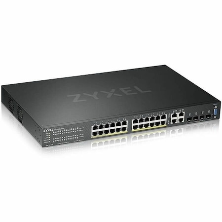 Zyxel GS2220-28HP 24 Port GigPOE+ Managed Switch+1YR Nebula Pro GS2220-28HP
