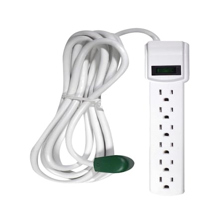 Gogreen Power 6 Outlet Surge Protector, 12 ft. Cord GG-16103M-12