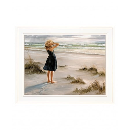 Homeroots Black Dress 1 White Framed Print Wall Art 407690