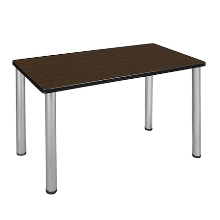 Regency Kee Training Seminar Table, 42 in W, 24 in L, Neo Walnut MT4224NWBPCM