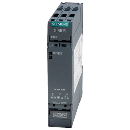Siemens Coupling relay in industrial enclosure 3 hard gold-plated changeover 3RQ2000-1CW01