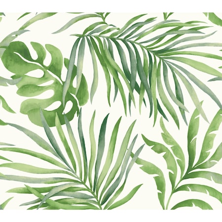 York Wallcoverings Paradise Palm Green Wallpaper SO2450