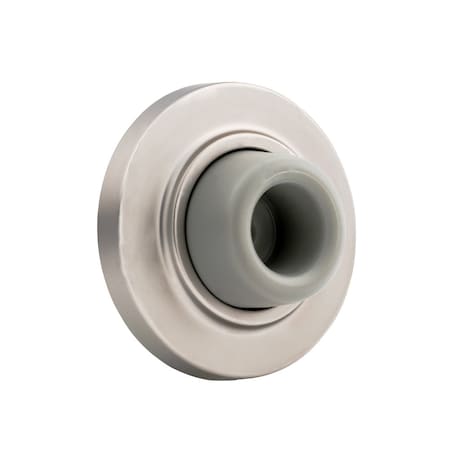 Geo Concave 2-1/2" Round Wall Stop Satin Nickel Finish GBH-DSWSV-SN