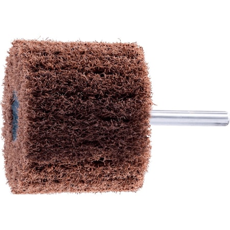 Pferd PFERD POLINOX Mounted Flap Wheel, 2-3/8in x 2, 80 Grit, Radial, 1/4in Shank, Aluminum Oxide 46192