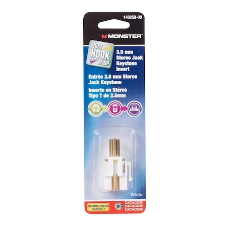 Monster Cable Just Hook It Up Stereo Jack Cable 140259-00