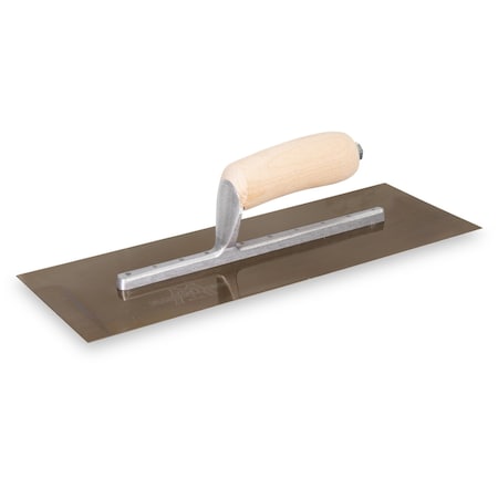 Marshalltown 14 X 5 Curry-Style Drywall Trowel, Plastering Trowel, Short Mounting Style 103CSTS