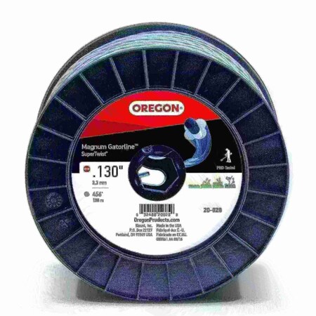 Oregon Magnum Gatorline SuperTwist Trimmer Line, .130" by 459', 3Lb Spool 20-028