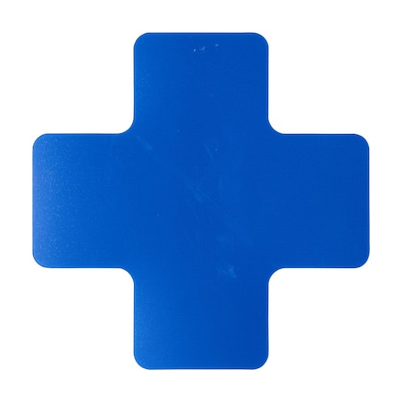Brady ToughStripe Max Floor Marking Cross 2 in W x 5 in H Blue, 984PK 177099