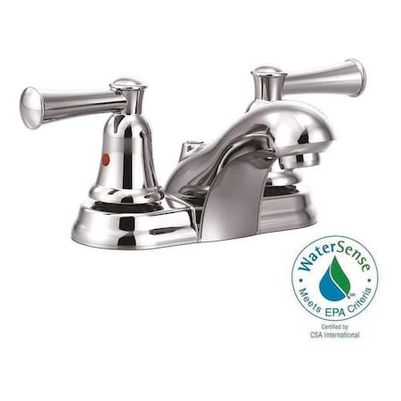 Cleveland Faucet Group Capstone 4 in. Centerset 2-Handle Bathroom Faucet with Pop-Up Assembly in Chrome CA41213