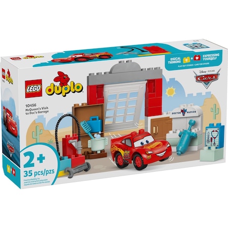 Lego Duplo Mcqueen's Visit to Doc's Garage Building Set Multi 35 pc 10456