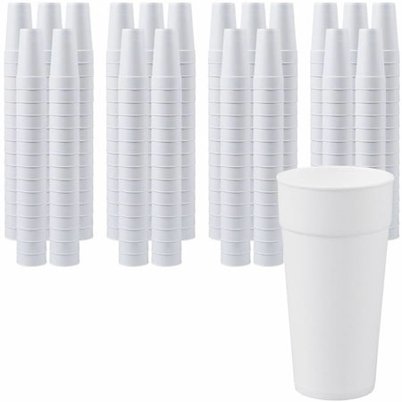 Genuine Joe 24 oz Styrofoam Cup - White, 300PK GJO25251