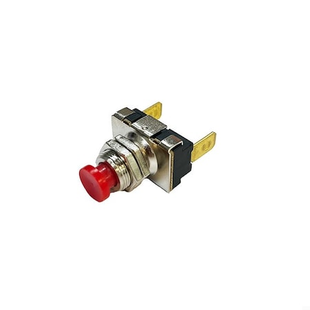 Switch Components Mini Push Button, 2P SPST OFF-ON, VAC PK2-1B-AC-1