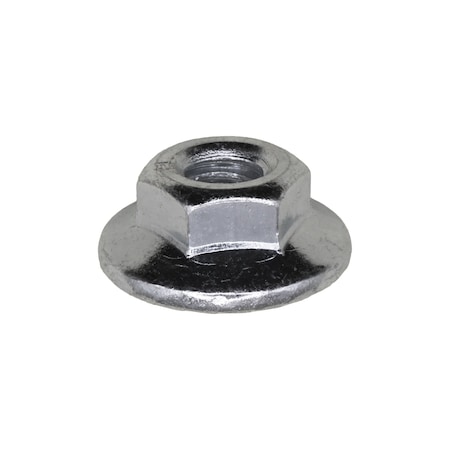 Auveco Spin Lock Nut withSerrations 1/4-20 Thread 23/32in Diameter - Zinc, 100PK 24167