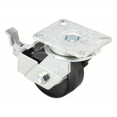 Zoro Select Plate Caster, Swivel, Phenolic, 8"H P29S-PH060R-18-WK-DL