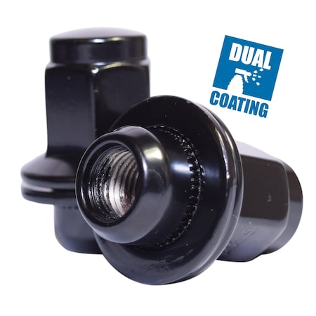 Coyote Wheel Accessories LUG NUTS, Steel, 1.83 in, 7/8 in 581148BLK