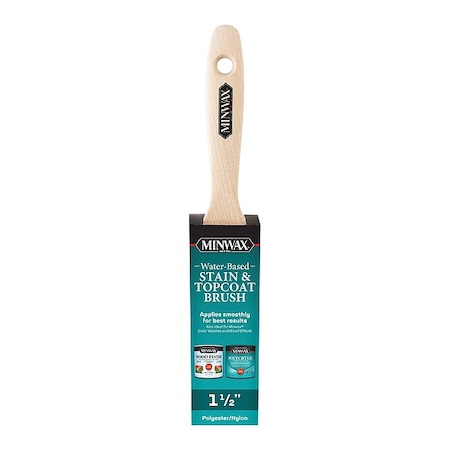 Minwax 1 1/2 in Flat Sash Soft, Paint Brush 427310150