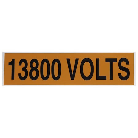 Nsi Voltage Markers 13800 Volts VM-A-28