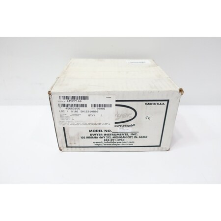 Dwyer Instruments PRESSURE SWITCH 8-24IN-WC 1627-20