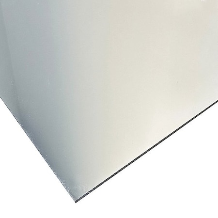 Zoro Select Silver Acrylic Sheet 8 ft L x 4 ft W x 0.125 in Thick sacrmi.125X48.000X96.000CEF