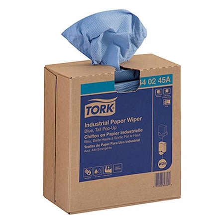 Tork Dry Wipe, Maximum, Blue, PK10 440245A