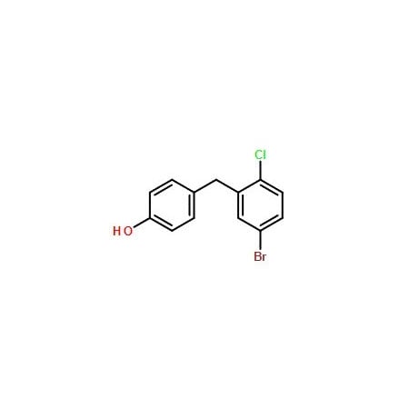 Ak Scientific 4-(5-Bromo-2-chlorobenzyl)phenol (1g), CAS 864070-18-8 3527AC-1g