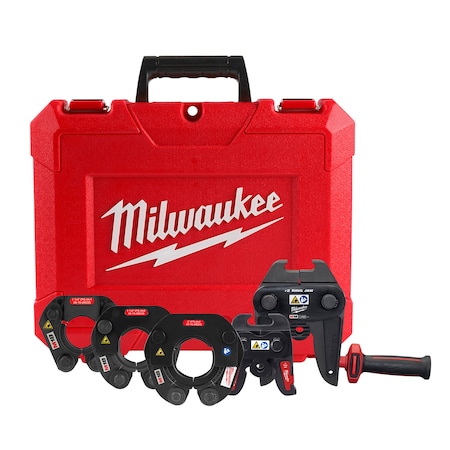 Milwaukee Tool Press Ring Kit For 1-1/4 in - 2 in Pipes, M18 FORCE LOGIC Long Throw Press Tool, IPS-IA 49-16-2691S