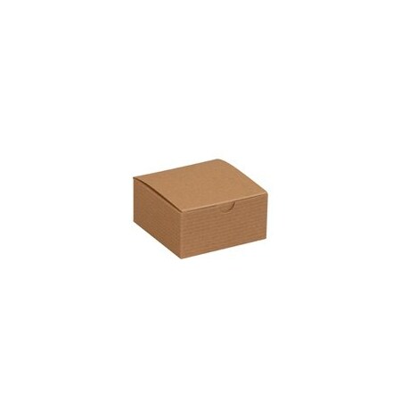 Bubblefast 100-4 x 4 x 2'' Kraft Gift Boxes, 100PK BFGB442K