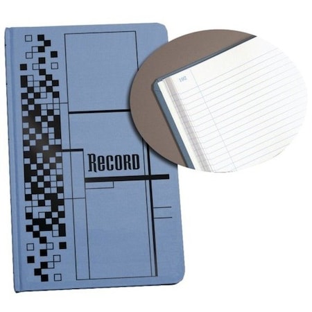 Adams Record Ledger blue cloth cover 12.13 in x 7.94 in 300 PG per BK ARB712CR3