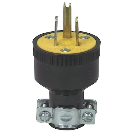 Eaton Wiring Devices Eaton Wiring Devices Electrical Plug, 2 -Pole, 15 A, 125 V, NEMA: NEMA 5-15, Black 1709-BOX