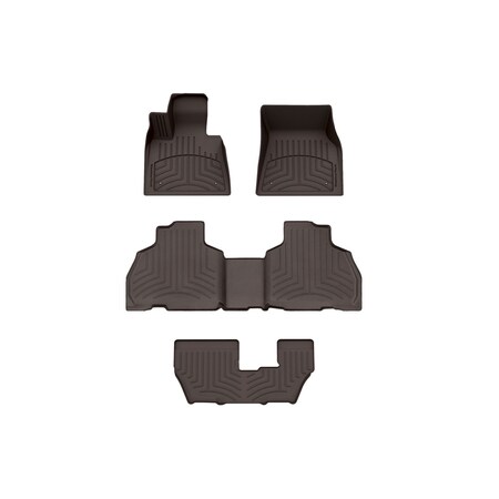 Weathertech Cocoa, Front and Rear and Rear FloorLiner HP 471507-1-3-4IM