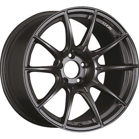 Fiesta XA17900-3805GMB 17x9 in. 38 mm GTX01 5x114.3 Offset Flat Wheel, Black FI2034801