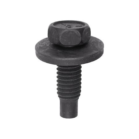 Auveco Hex Head Sems Body Bolt with a Dog Point 3/8-16 x 1 3/16in, 50PK 23664
