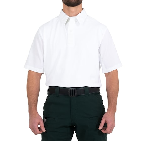 First Tactical Short Sleeve Shirt, 35% Cotton, 65% Polyester, Button, 0 Pocket(s), White, L 112012