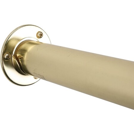John Sterling Closet-Pro Series Closet Pole Socket, Steel, Brass BC-0039-3