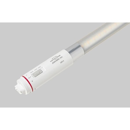 Keystone 24in 9W LED Sign Tube, Double Sided, Frosted PC, Color Select (3CCT-4000/5000/6500K), Double & Singl KT-LED9T8-24P2SF-8CSK-DX2